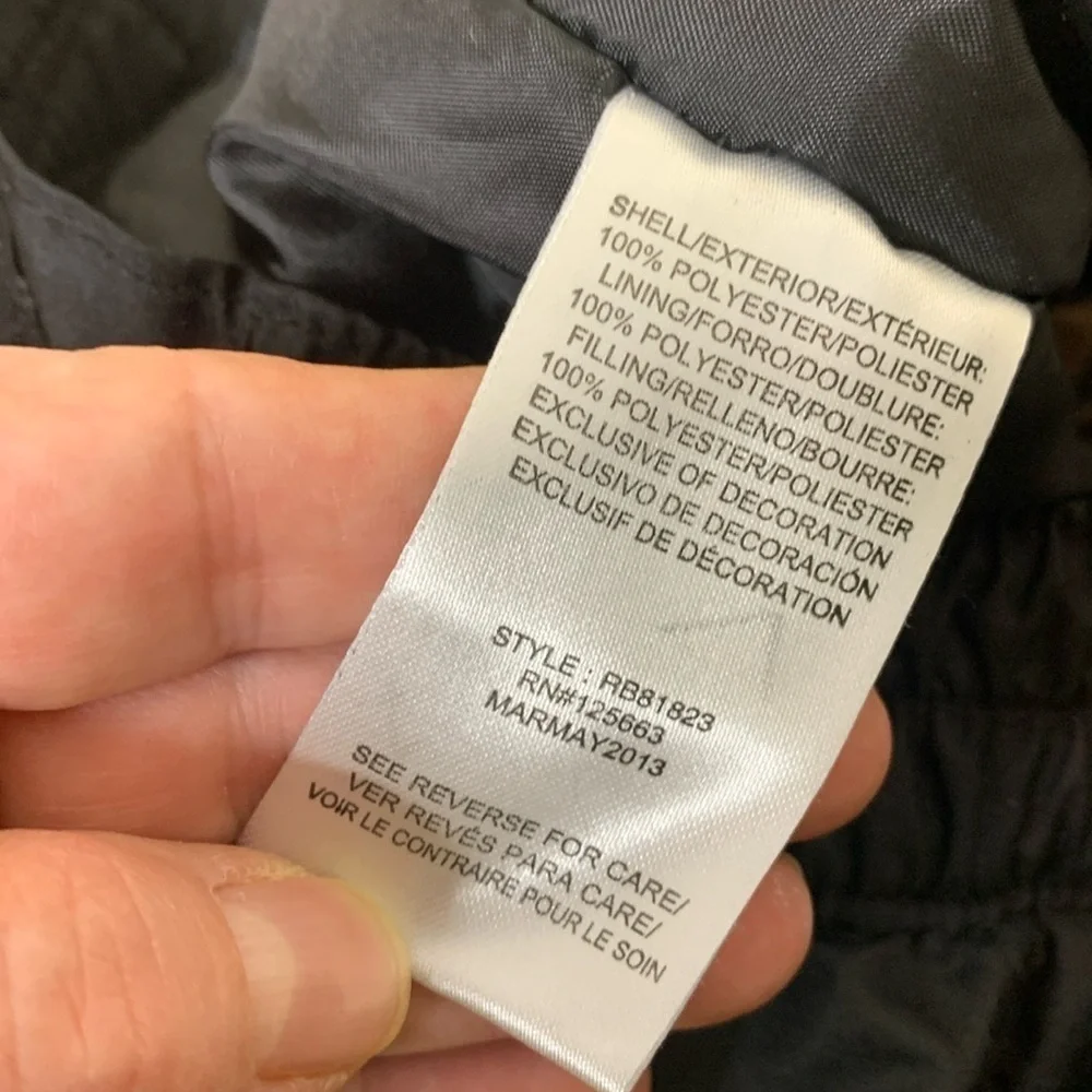 Rugged Bear | Black Insulated Winter Snow Ski Pants 14/16